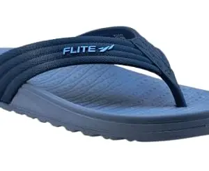 FLITE Women's Slip-On Slippers for Daily Comfort (Blue, UK Footwear Size System, Adult, Women, Numeric, Medium, 7)
