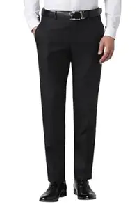 Van Heusen Men's Fashion Formal Mid Rise Slim Fit Premium Formal Trousers | Superior Comfort | Auto-Flex Waist Band | Soft Touch