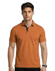 AWG ALL WEATHER GEAR Collar Tshirts | Half Sleeves Plain-Regular Fit | Dryfit Solid Polo T-Shirt | Sports wear Casual Tees | Moisture Wicking Activewear | Lightweight Quick Dry Gym & Running Polo