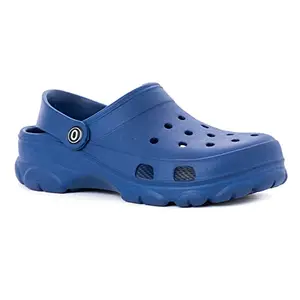 Khadim's Pro Blue Clog Sandal for Men | Light Weight Skipper Clogs for Men - 9