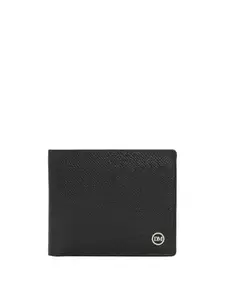 Da Milano Genuine Leather Black Franzy Bifold Men Wallet with Multicard Slot (0111)