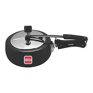 UCOOK By UNITED Ekta Engg. Royale Duo 3.5 Litre Hard Anodised Aluminium Inner Lid Induction Base Pressure Cooker