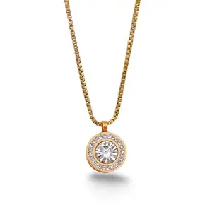 MYKI Beaming & Sizzling Diamond Pendant For Women & Girls