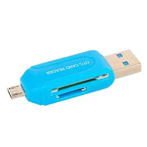 2-in-1 USB OTG Card Reader for Lenovo Yoga Tab 3 Plus 10.1 inch YT-X703F/YT-X703L, Yoga TAB 3 PRO 10.1 inch YT3-X90L/YT3-X90F/YT3-X90M, Tab3 10, Tab3 8 Plus TB-8703F/TB-8703X,