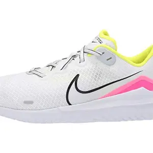 Nike Women's Renew Ride White/Black-Pink Blast-Total Orange Basketball Shoes - 3 UK (36 EU) (5.5 US) (CD0314-100)