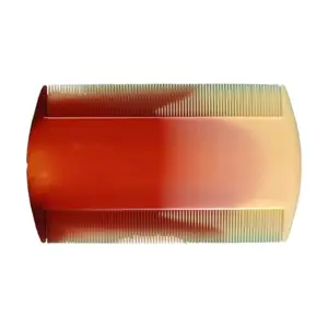 MICLAC Compact and Reusable Plastic Lice & Nits Comb, Small Size Multicolor Design for Easy Egg Removal and Hair Maintenance, Pack of 1