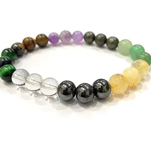 Kiah Charged Activated Energized Money Magnet Bracelet Natural Agate 8mm Stone for Men and Women | Attracts Luck, Money & Abundance