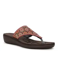 Bata womens Mexico Laser Multicolor Slipper - 7 UK (6720012)