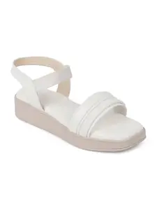 iconics Women Fashion Sandal,White,UK-3