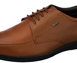Lee Cooper Men's LC4386E Leather Formal Lace Up Shoes_Tan_7UK