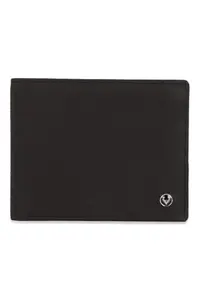 Allen Solly Men Brown Textured Leather Wallet