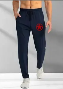 Elegent Track Pant for Men's Cotton Blend,NavySize_BZ-KRGS_32_1415 Navy