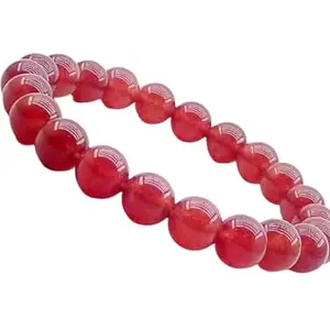 Dane Gems रूबी स्टोन ब्रेसलेट Original Ruby Stone Bracelet A1 Premium Ruby Bracelet Original Stretchable Bracelet Manik Stone Bracelet Manikya Bracelet माणिक ब्रेसलेट Ruby Bracelet For Unisex Bracelet For Man Bracelet For Girls Stylish Healing Bracelet Bead Bracelet with Certificate Bracelet Original Certified Healing Crystal Bracelet Chakra Healing Bracelet Healing Stone Bracelet Gemstone Bracelet Stretchable Bracelet For Women Astrology Bracelet Adjustable Bracelet Elastic Bracelet Handmade Bracelet Hand Bracelet Wrist Bracelet