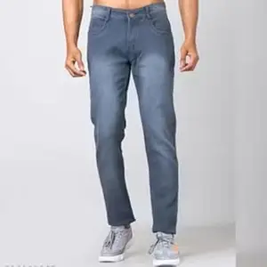 Men’s Slim Fit Jeans | Stretchable Jeans for Men |Casual Cotton Blend Pants with Classic 5-Pocket Style