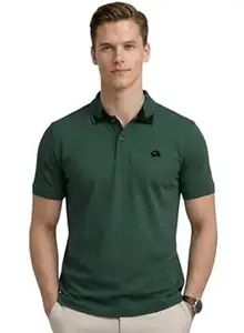 ADRO Polo Tshirt for Men | 100% Cotton Polo T Shirt | Regular Fit Half Sleeve Mens Polo Neck T-Shirt