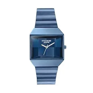 Sonata Poze 8 Quartz Analog with Blue Dial Blue Stainless Steel Strap Watch for Unisex - SP80160QM01W