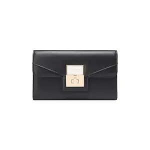 GUESS Women's Black Solid Wallet| Ladies Purse Handbags | Gift For Ladies