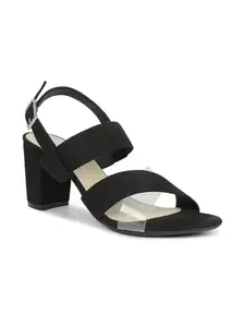 Inc.5 Black Fashion Sandals - 7 UK (38 EU) (100513)