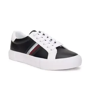 Tommy Hilfiger Synthetic Solid Black Women Flat Sneakers (F23HWFW299) Size- 42