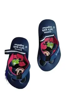 Radier Unisex Mickey NblComfortable Flat Flip Flops Slippers With Strap for Baby Boy's & Baby Girl's (2 Years)