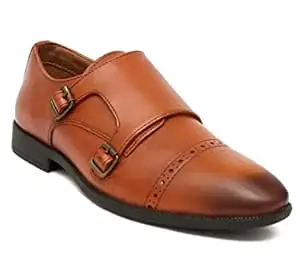 SHOEMONKIES Leather Shoes for Men Branded | Men's Leather Formal Moccasin Shoes | Genuine Leather Shoes