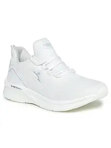 ABROS Men Oakland-N ASSG0158N Mesh Sport Shoes_White/L.Grey_8UK
