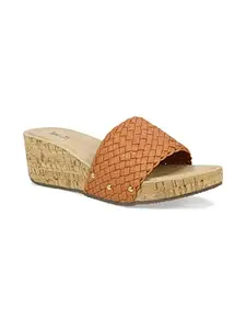 Inc.5 Shoes Women Wedge Fashion Sandal 101151_Tan
