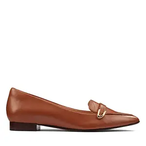 Clarks Laina15 Buckle Dark Tan Lea