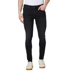 Spykar Men's Skinny Fit Low-Rise Casual Jeans