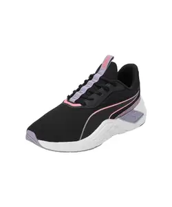 Puma Womens Lex WN's Hypernatural Black-Pale Plum-Sunset Glow Running Shoe - 3 UK (31026901)