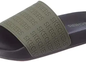 Skechers mens SIDE LINES 2.0-STROUD OLBK Sandal - 6 UK (879012)
