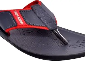 Stylish Men Flip-Flop Slipper | Slippers/Sandals for Mens | Lightweight & Comfortable Indoor/Outdoor Sandal (Orange, 7 Uk)_95