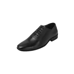 Metro Men's Black Faux Leather Formal Lace-up Shoes UK/9 EU/43 (19-585)