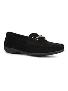 Inc.5 Womens Black Casual Square Toe Loafers