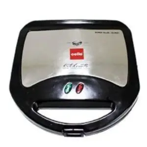 Srushti 750-Watt Grill Sandwich Toaster Maker Black And Sliver