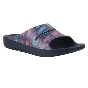 Neoz Women's Levirex Extra Soft Slippers with Cushion FootBed for Adult | Comfortable & Light Weight| Stylish & Anti-Skid| Waterproof & Everyday Flip Flops for Ladies/Girls, W-ORCHID-ULTRA-NAVY_6