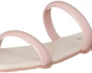 Metro Women Pink Flat Slipon Sandal UK/4 EU/37 (41-4192)