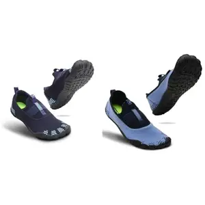 Impakto Barefoot Shoe for Men (Navy, 7) Barefoot Shoe for Men (Blue, 7)