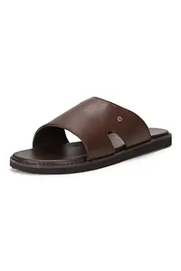 Van Heusen Men's Brown Slipper-7 Kids UK (VHSCFRGFF000230 41 EU)