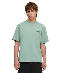 Puma, Men, Graphic Tee, Light Moss, 2XL, (63236637)