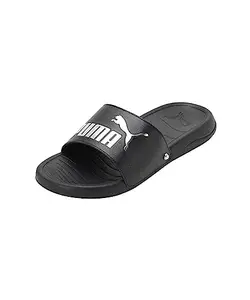 Puma Unisex-Adult Popcat 20 Regency Romance Black-Silver Slide - 9 UK (39359002)