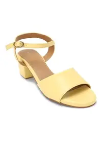 Allen Solly Women Yellow Casual Heels