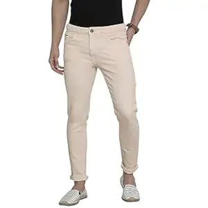 The Indian Garage Co Men Slim Fit Solid Mid-Rise Stretchable Jeans