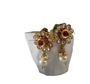 BHUMI FASHION Fancy Latest Stylish Traditional Jhumki Earrings For Women And Girls (Queen)