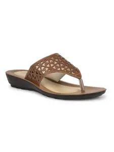 Bata Women's Slip-on Sandal - BROWN (8 UK) (5714532)