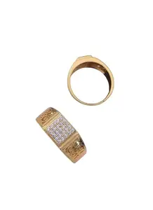 Stylish Men's Designer Ring Diamond Gold Ring For Men Ring/Gold Ring||JEWELRYRING-296-22