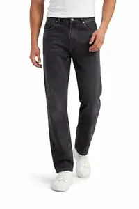 ROTUS BLUE ROTUS Men's Regular Fit Mid Rise Jeans