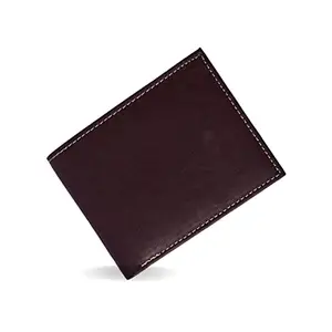 Unicorn & Mermaids Light Weight Leather Wallet for Men| Bi-Fold Flip Slim Purse for Men's (Dark Brown)