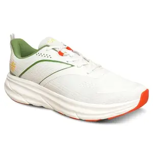 CULT Men's Leap Running Shoes, Enhanced Cushioning, Enhanced Grip, Lighweight, High Traction, Sports Footwear for Men (CS704042UK7_UK7_Off White)