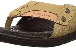 Woodland Men's 3348119 Camel Leather Slipper-10 UK (44 EU) (11 US) (OGP 3348119CAMEL)